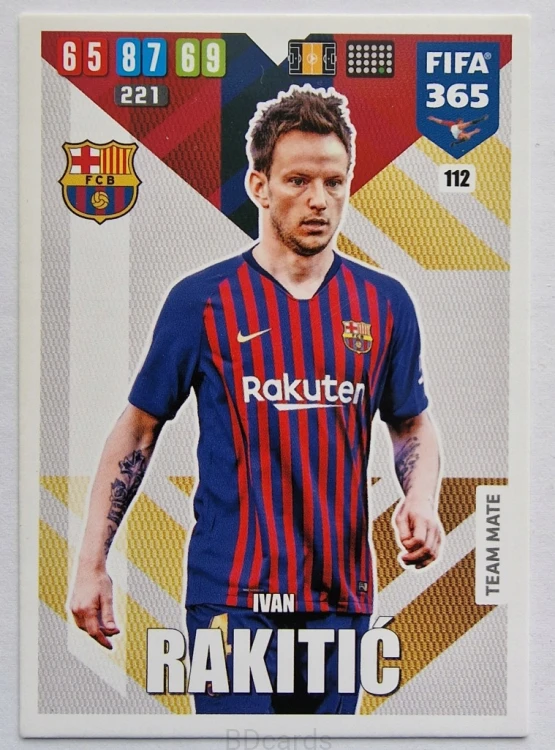 2019-20 Panini Fifa 365 Champions League Rakitić FC Barcelona /FR7