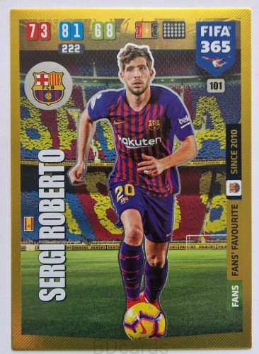 2019-20 Panini Fifa 365 Champions League Roberto FC Barcelona /FR10