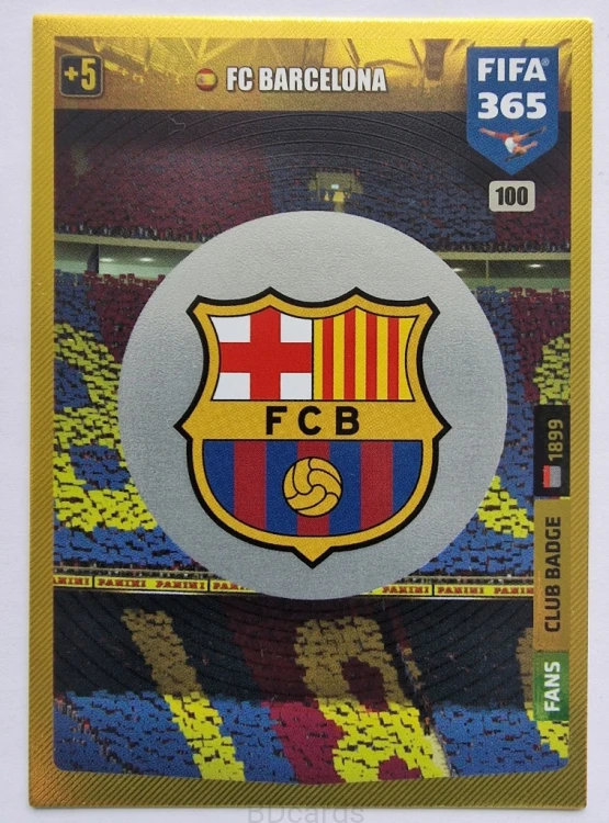 2019-20 Panini Fifa 365 Champions League Logo FC Barcelona /FR10
