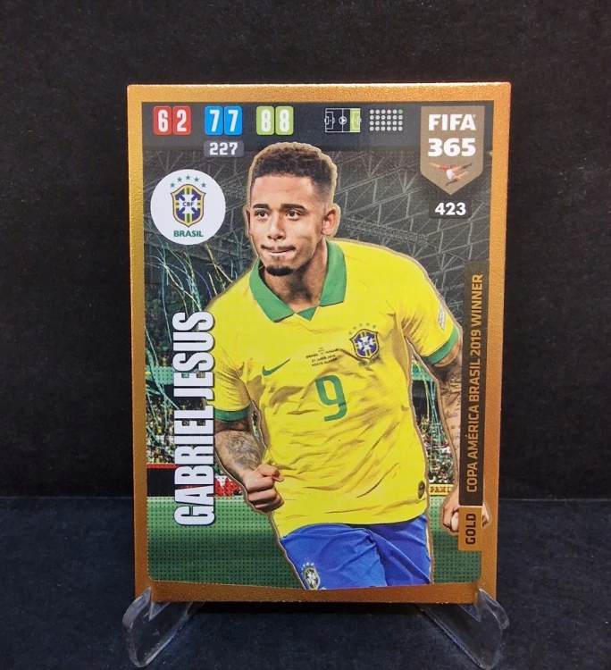2019-20 Panini Fifa 365 Gold Gabriel Jesus / OC17