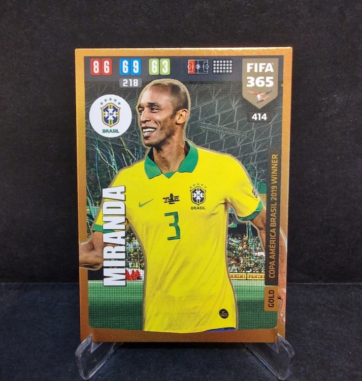 2019-20 Panini Fifa 365 Gold Miranda Brasil / OC18