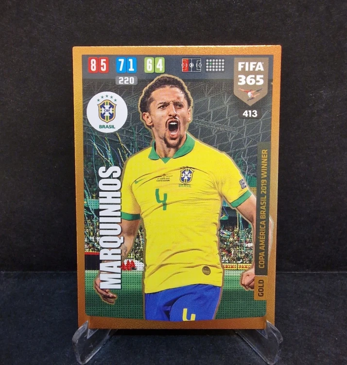 2019-20 Panini Fifa 365 Gold Marquinhos Brasil / OC18