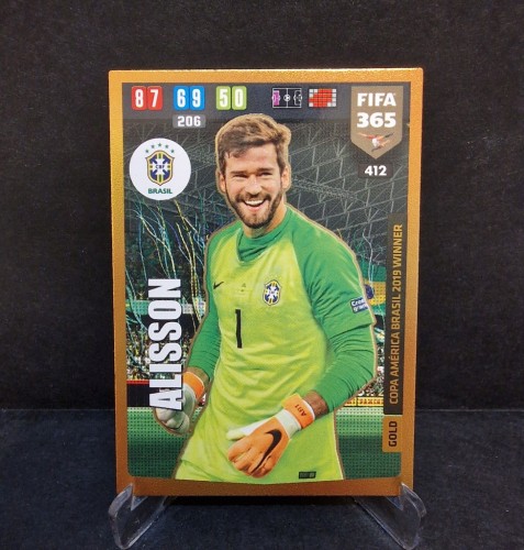 2019-20 Panini Fifa 365 Gold Alisson Brasil / OC18