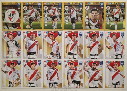 2019-20 Panini Fifa 365 18 River Plate Armani Alvarez Perez /ZY