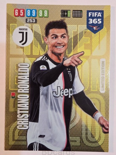2019-20 Panini Fifa 365 Cristiano Ronaldo Juventus Limited /A87