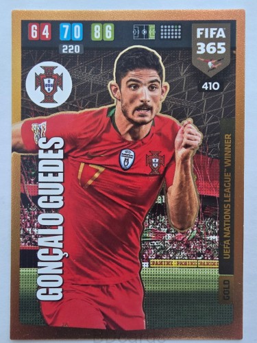 2019-20 Panini Fifa 365 Goncalo Guedes Portugalia Gold /F