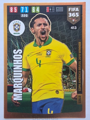 2019-20 Panini Fifa 365 Marquinhos Brazylia Gold /F