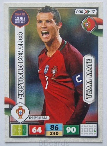 2018 Panini World Cup Russia Cristiano Ronaldo Portugal /B