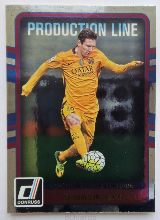 2016-17 Panini Donruss Lionel Messi FC Barcelona /RU14