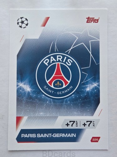 2025-26 Topps Match Attax Logo PSG /F