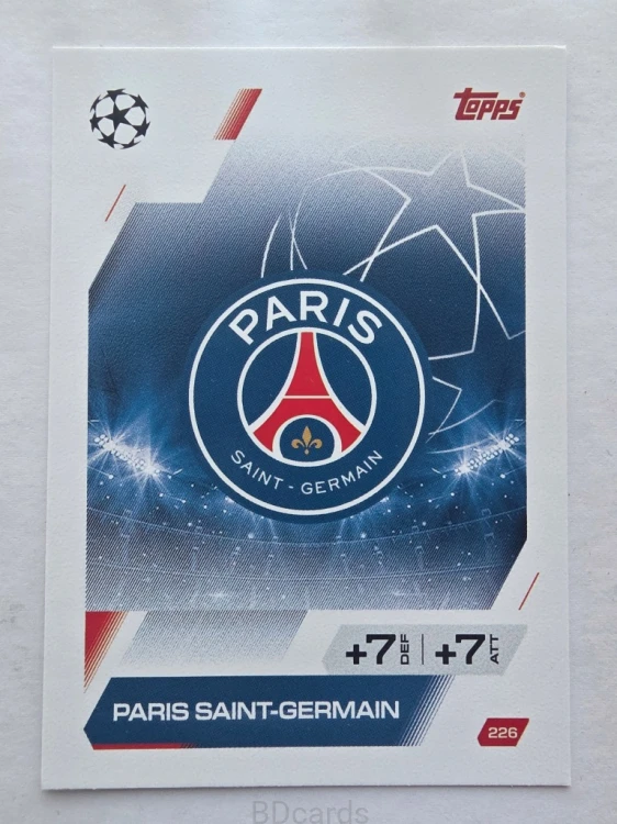 2025-26 Topps Match Attax Logo PSG /F
