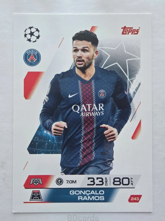 2025-26 Topps Match Attax Goncalo Ramos PSG /F