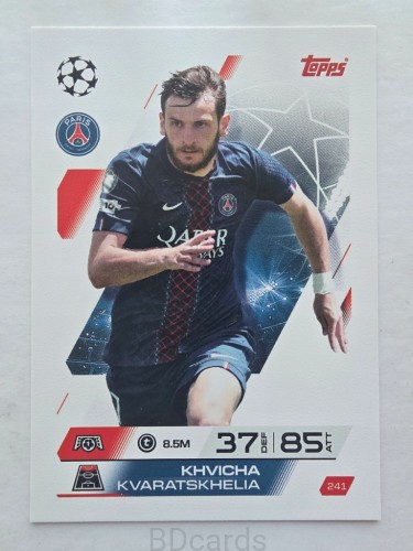 2025-26 Topps Match Attax Kvaratskhelia PSG /F