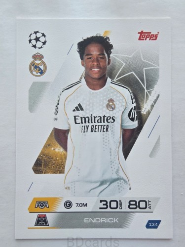 2025-26 Topps Match Attax Endrick Real Madryt /F