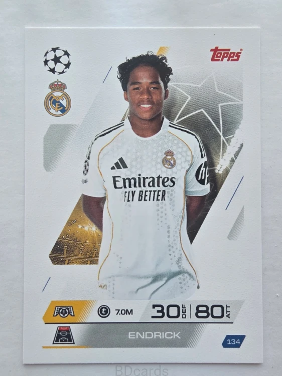 2025-26 Topps Match Attax Endrick Real Madryt /F