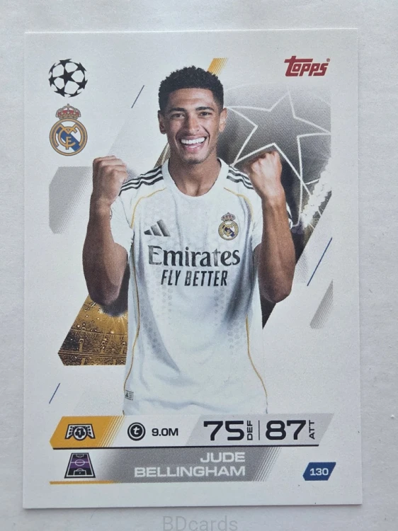 2025-26 Topps Match Attax Jude Bellingham Real Madryt /F