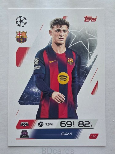 2025-26 Topps Match Attax Gavi Fc Barcelona /F