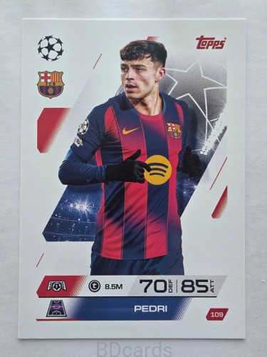 2025-26 Topps Match Attax Pedri Fc Barcelona /F