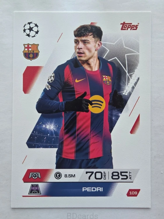 2025-26 Topps Match Attax Pedri Fc Barcelona /F