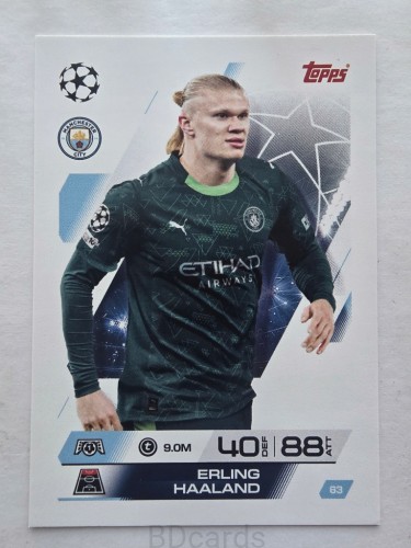 2025-26 Topps Match Attax Erling Haaland Manchester City /F