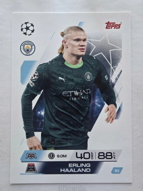2025-26 Topps Match Attax Erling Haaland Manchester City /F