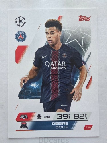2025-26 Topps Match Attax Desire Doue PSG /F