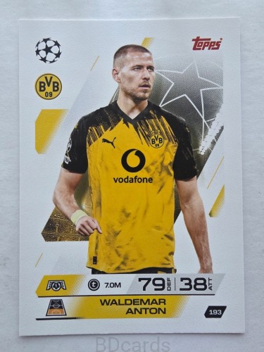 2025-26 Topps Match Attax Waldemar Anton Borussia Dortmund /F