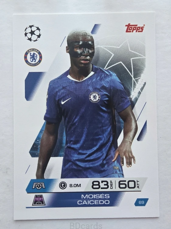 2025-26 Topps Match Attax Moises Caicedo Chelsea Londyn /F