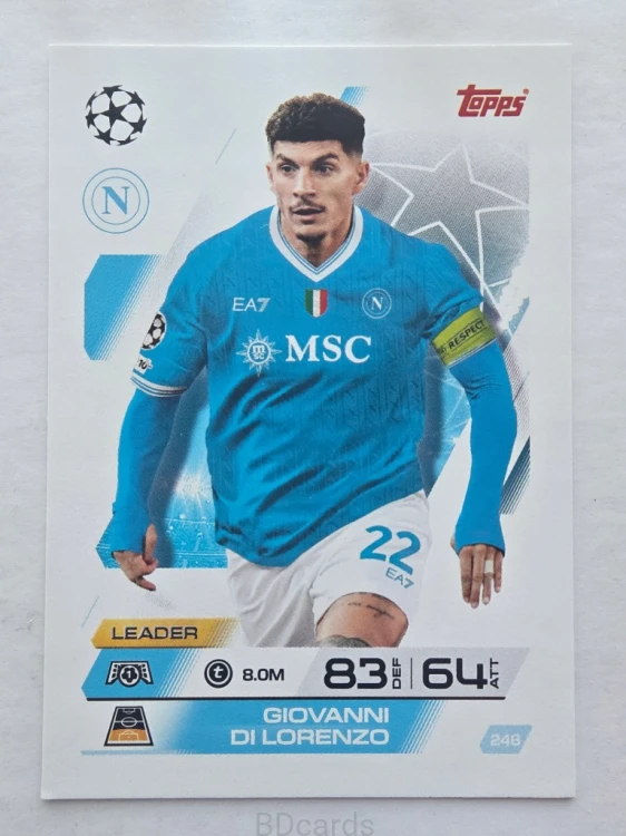 2025-26 Topps Match Attax Giovanni Di Lorenzo Napoli /F
