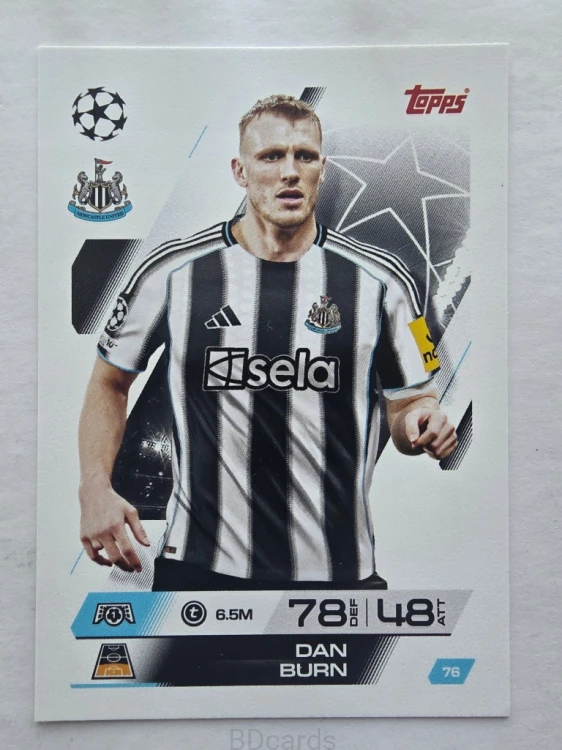 2025-26 Topps Match Attax Dan Burn Newcastle United /F