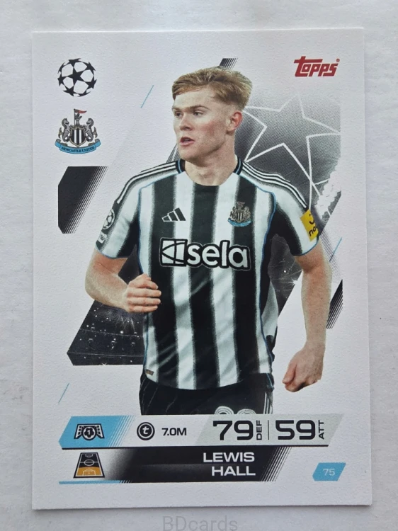 2025-26 Topps Match Attax Lewis Hall Newcastle United /F