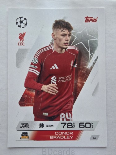 2025-26 Topps Match Attax Conor Bradley Liverpool /F