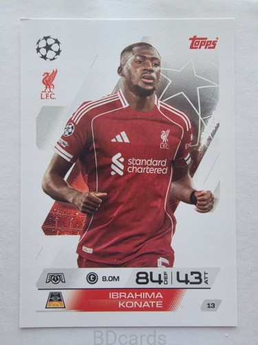 2025-26 Topps Match Attax Ibrahima Konate Liverpool /F