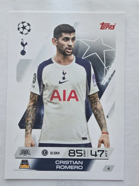 2025-26 Topps Match Attax Cristian Romero Tottenham /F