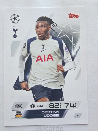 2025-26 Topps Match Attax Destiny Udogie Tottenham /F