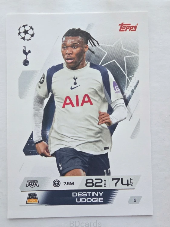 2025-26 Topps Match Attax Destiny Udogie Tottenham /F