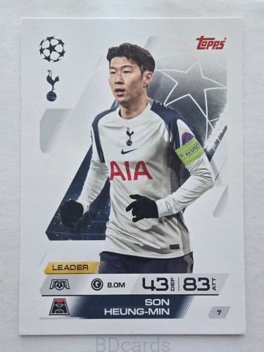 2025-26 Topps Match Attax Son Heung-Min Tottenham /F