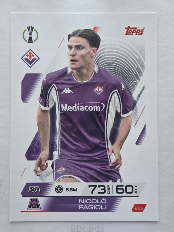 2025-26 Topps Match Attax Nicolo Fagioli Fiorentina /F