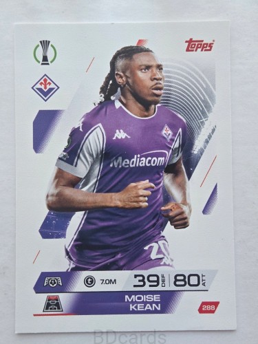 2025-26 Topps Match Attax Moise Kean Fiorentina /F