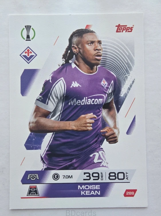 2025-26 Topps Match Attax Moise Kean Fiorentina /F