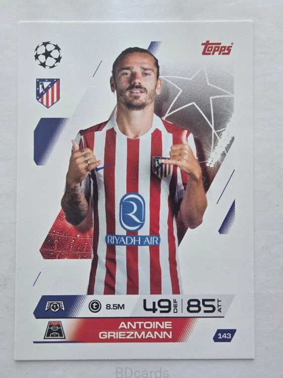 2025-26 Topps Match Attax Antoine Griezmann Atletico Madryt /F