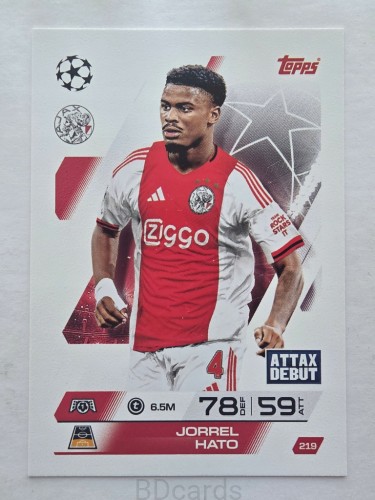 2025-26 Topps Match Attax Jorrel Hato Ajax /F