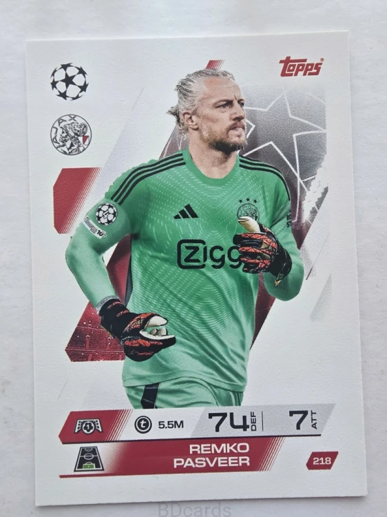 2025-26 Topps Match Attax Remko Pasveer Ajax /F