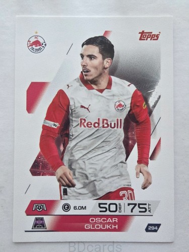2025-26 Topps Match Attax Oscar Gloukh Fc Salzburg /F