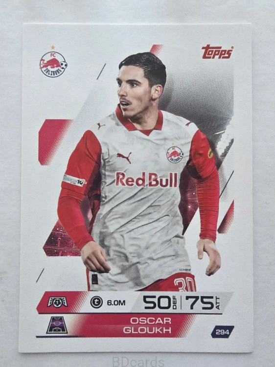 2025-26 Topps Match Attax Oscar Gloukh Fc Salzburg /F