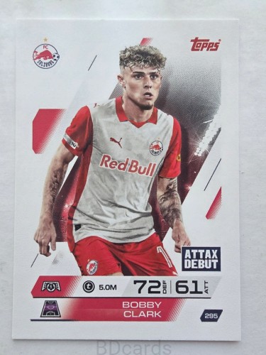 2025-26 Topps Match Attax Bobby Clark Fc Salzburg /F