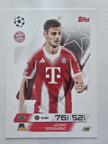 2025-26 Topps Match Attax Josip Stanisić Bayern Monachium /F