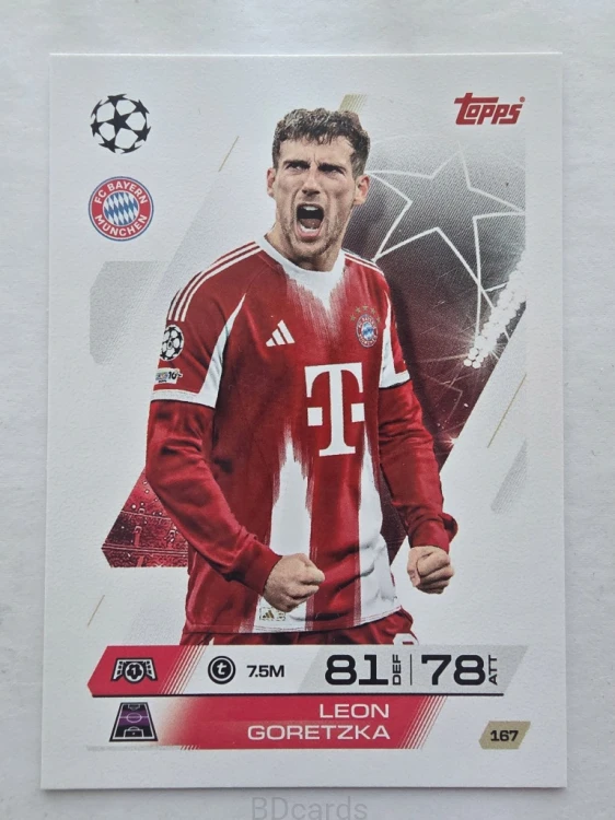 2025-26 Topps Match Attax Leon Goretzka Bayern Monachium /F
