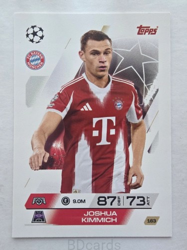 2025-26 Topps Match Attax Joshua Kimmich Bayern Monachium /F