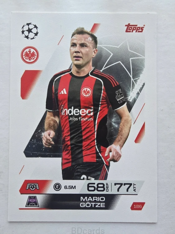 2025-26 Topps Match Attax Mario Gotze Eintraht Frankfurt /F